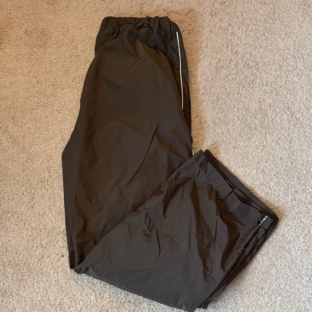 Women’s Gold Hinge Brown Warm Up Track Pants Size Large